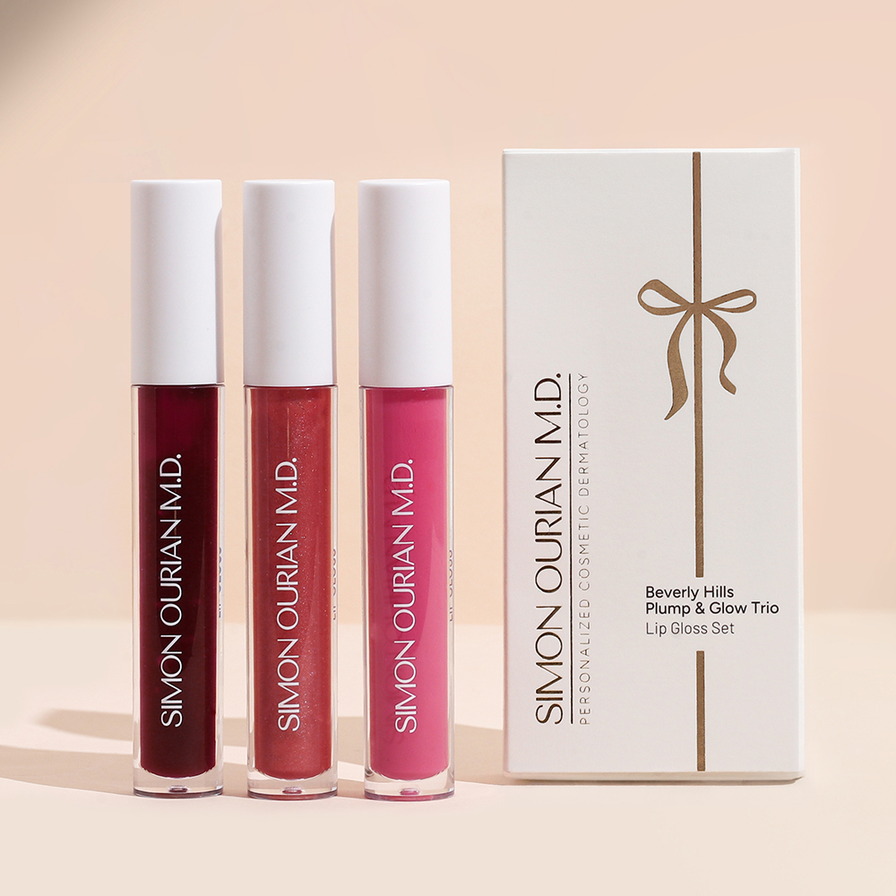 Beverly Hills Plump & Glow Trio Lip Gloss Set
