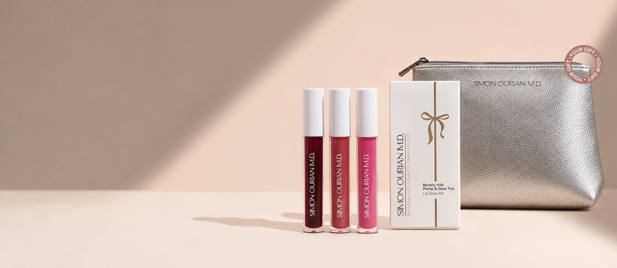 Beverly Hills Plump & Glow Trio Lip Gloss Set